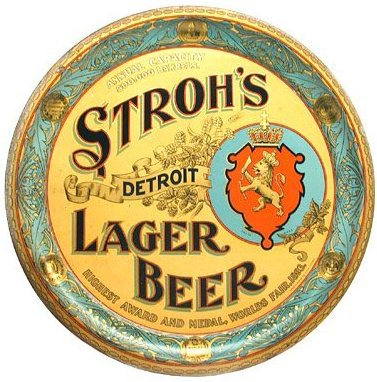 Stroh’s Lager Beer